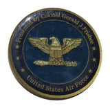 US Air Force Presented by Colonel Gerald J. Frisbee Challenge Coin