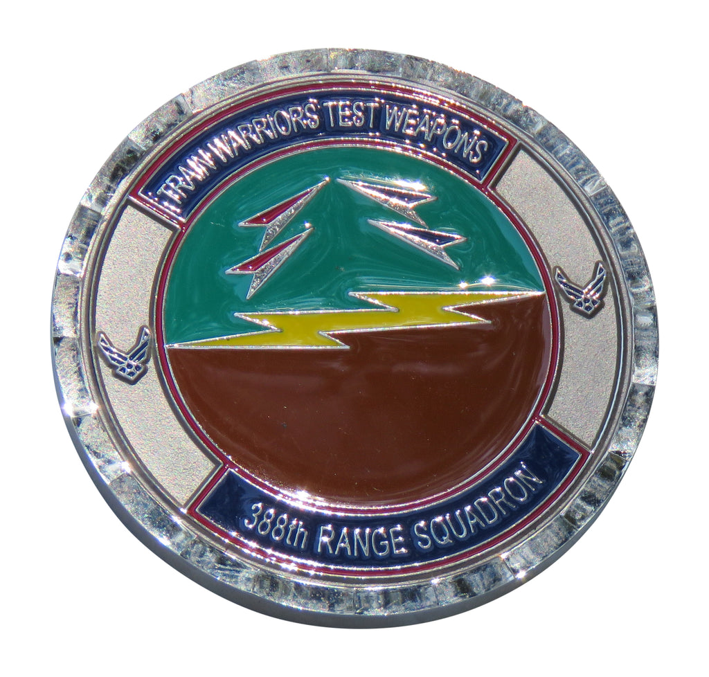 US Air Force 338th Range Squadron Challenge Coin