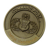 US Air Force Command Post Chief Master Sergeant Henderson Challenge Coin