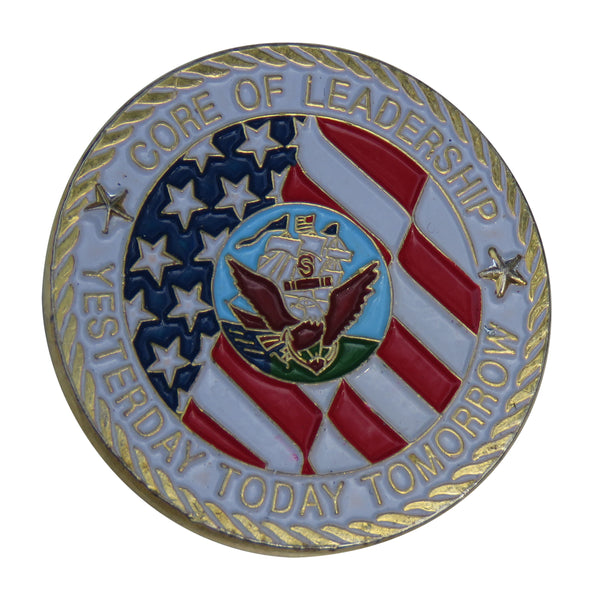 US Navy Chief Petty Officers Core of Leadership Challenge Coin