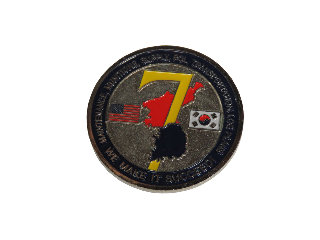 US Air Force 607th Air Support Squadron Prospero Laurus Challenge Coin