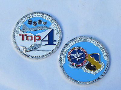 USAF US Air Force 80th Flying Training Wing Top 4 Challenge Coin