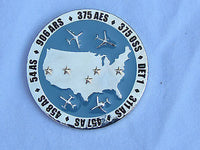 US Air Force 375th Operations Group Scott AFB Commanders USAF Challenge Coin