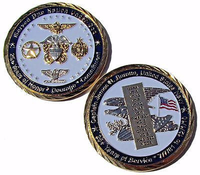 US Navy Captain James N. Baratta 25+ Years of Service Challenge Coin
