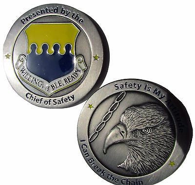Willing, Able, Ready Presented by the Chief of Safety Challenge Coin