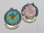 US Navy Submarine Squadron 15 Leading  at the Deckplate Chief USN Challenge Coin