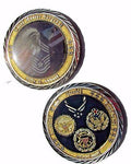 US Air Force Chief Master Sergeant Billy G. Abbott Challenge Coin