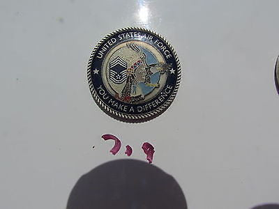 US Air Force Chief Master Sergeant Jim Clarko Clark Challenge Coin