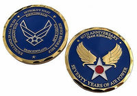 US Air Force Team Kirtland 40th Anniversary Challenge Coin