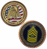 US Army Presented by CSM Duwayne M. Larsen For Excellence Challenge Coin