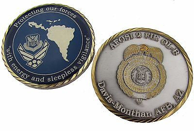US Air Force AFOSI 2 FIR OL-B Davis-Monthan AFB AZ Challenge coin