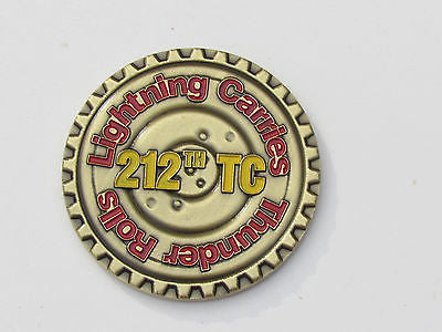 212th Transportation Company Lighting Carries Thunder Rolls Challenge Coin