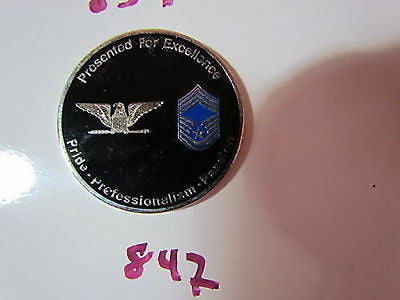 US Air Force 799th Air Base Group Presented for Excellence Challenge Coin