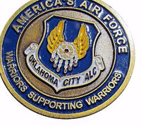 US Air Force 327th Aircraft Sustainment Wing Challenge Coin