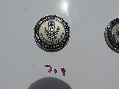 US Air Force Chief Master Sergeant Jim Clarko Clark Challenge Coin