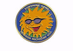 Sunshine Gang Geocaching Jenison MI Challenge Coin