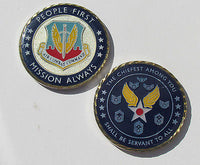 Air Combat Command People First Mission Always Challenge Coin