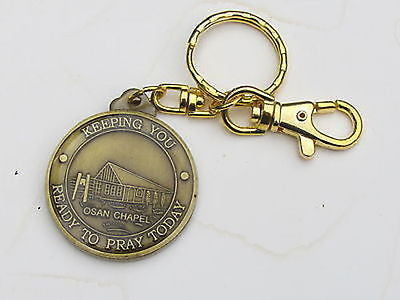 US Air Force Protestant Parish Osan Air Base Key Chain Challenge Coin