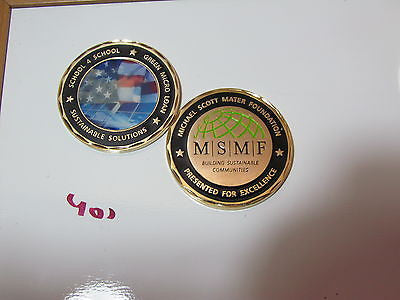 MSMF (Michael Scott Mater Foundation) Presented for Excellence Challenge Coin