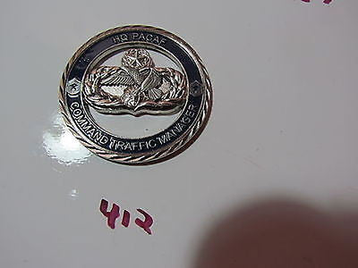 US Air Force HQ PACAF Command Traffic Manager Challenge Coin