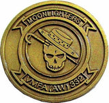 US Marine Moonlighters VMFA(AW) 332 Challenge Coin