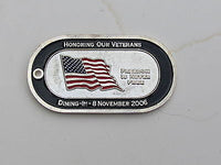 US Marine Corps Honoring Our Veterans Challenge Coin