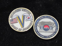 US Air Force Volunteer Services Osan AB Korea Challenge Coin