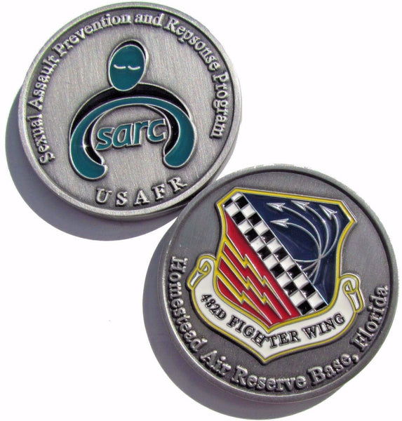 US Air Force 482nd Fighter Wing SARC Challenge Coin