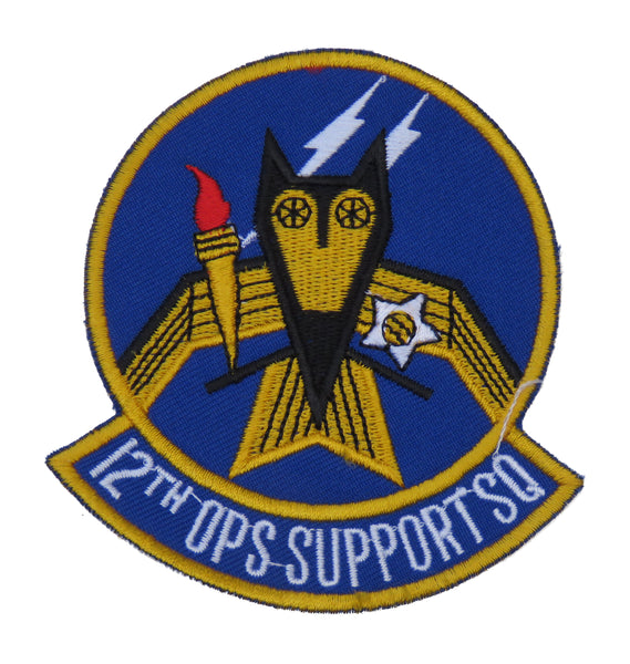 US Air Force 12th Operation Support Squadron Patch