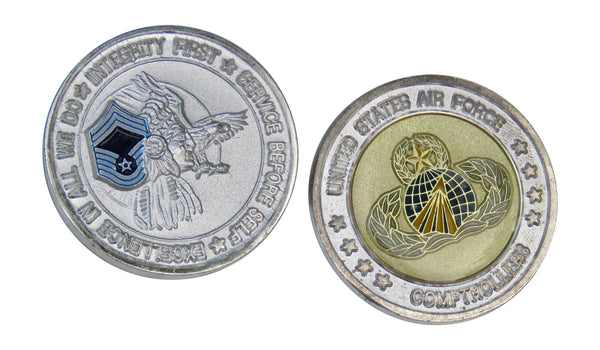 US Air Force Comptroller, Excellence In All We Do Challenge Coin