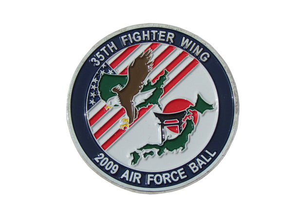 US Air Force 35th Fighter Wing 2009 Air Force Ball Challenge Coin