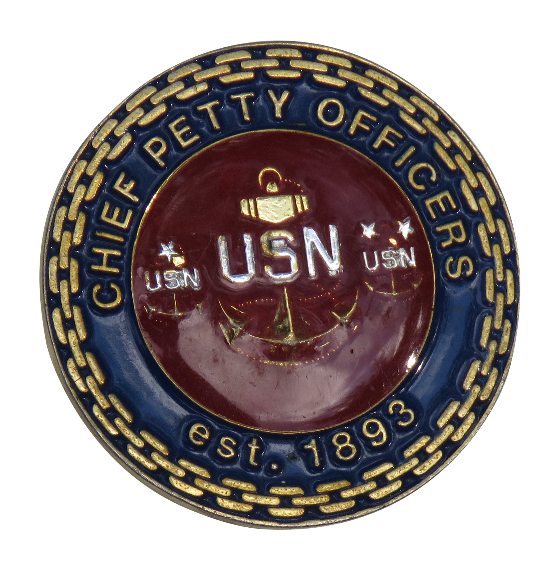 US Navy Chief Petty Officers Core of Leadership Challenge Coin