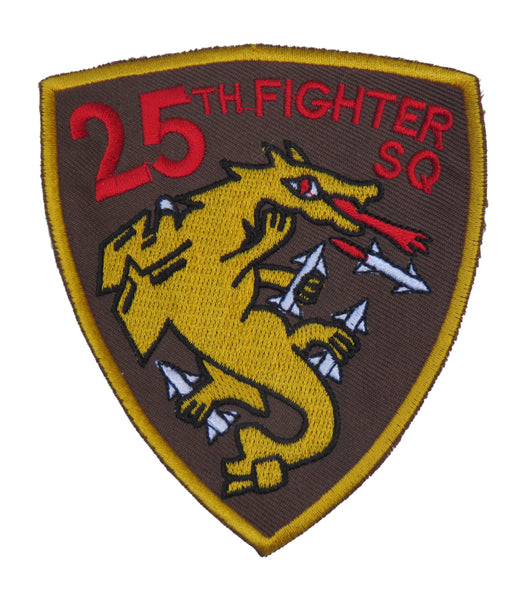 US Air Force 25th Fighter Squadron Missiles Patch