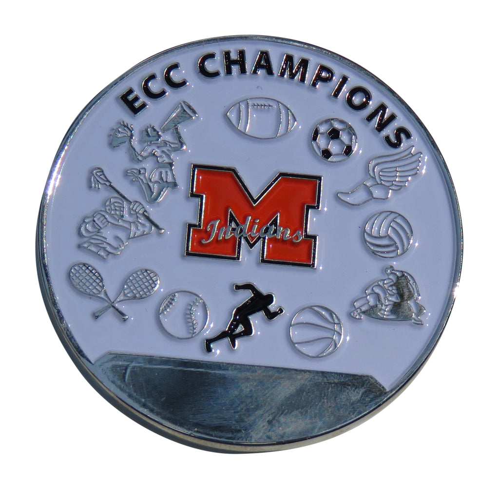 Montville High School Home of the Indians, ECC Champions Challenge Coin