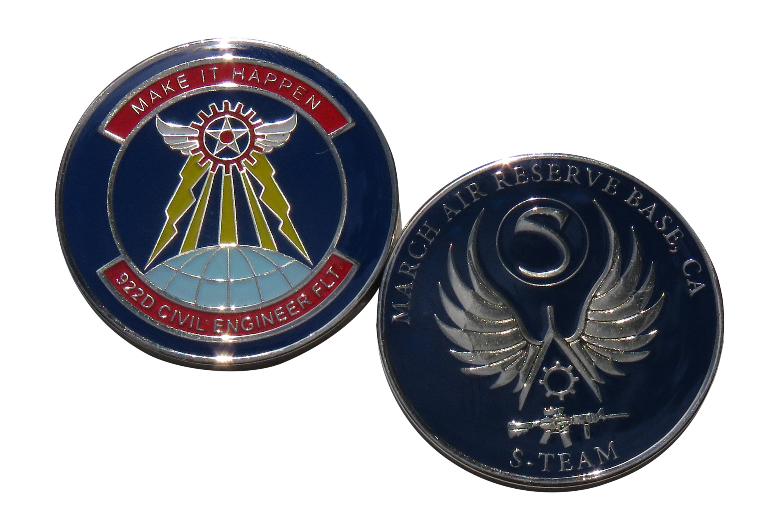 US Air Force 92d Civil Engineer Flt Challenge Coin