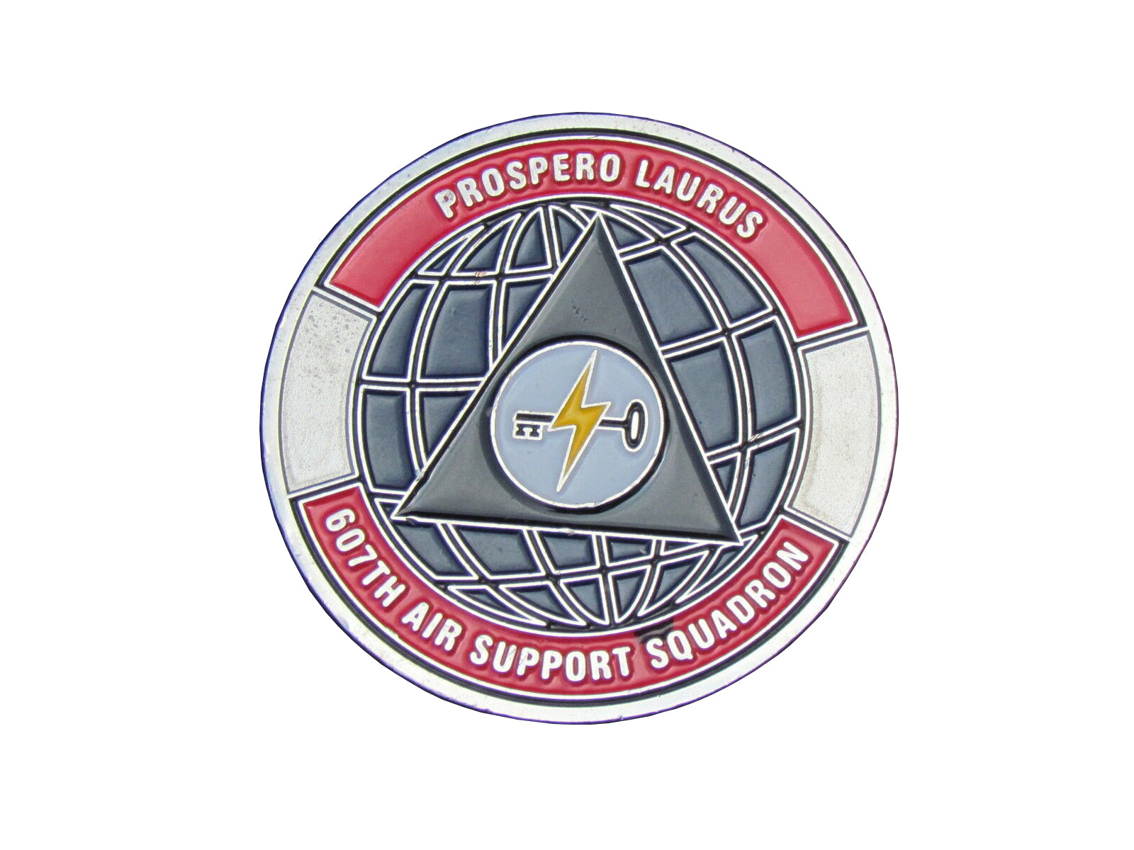 US Air Force 607th Air Support Squadron Prospero Laurus Challenge Coin