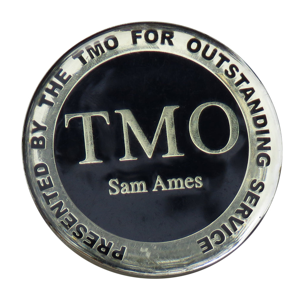 US Air Force Presented by the TMO Sam Ames For Outstanding Service Challenge Coin