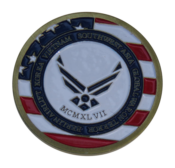 US Air Force Southwest Asia Global War On Terror MCMXLVII Challenge Coin