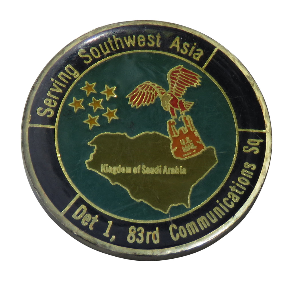 US Air Force Det 1, 83rd Communications Sq Challenge Coin