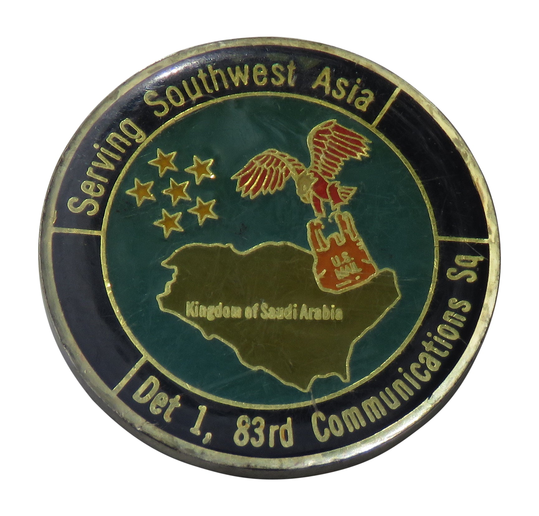 US Air Force Det 1, 83rd Communications Sq Challenge Coin