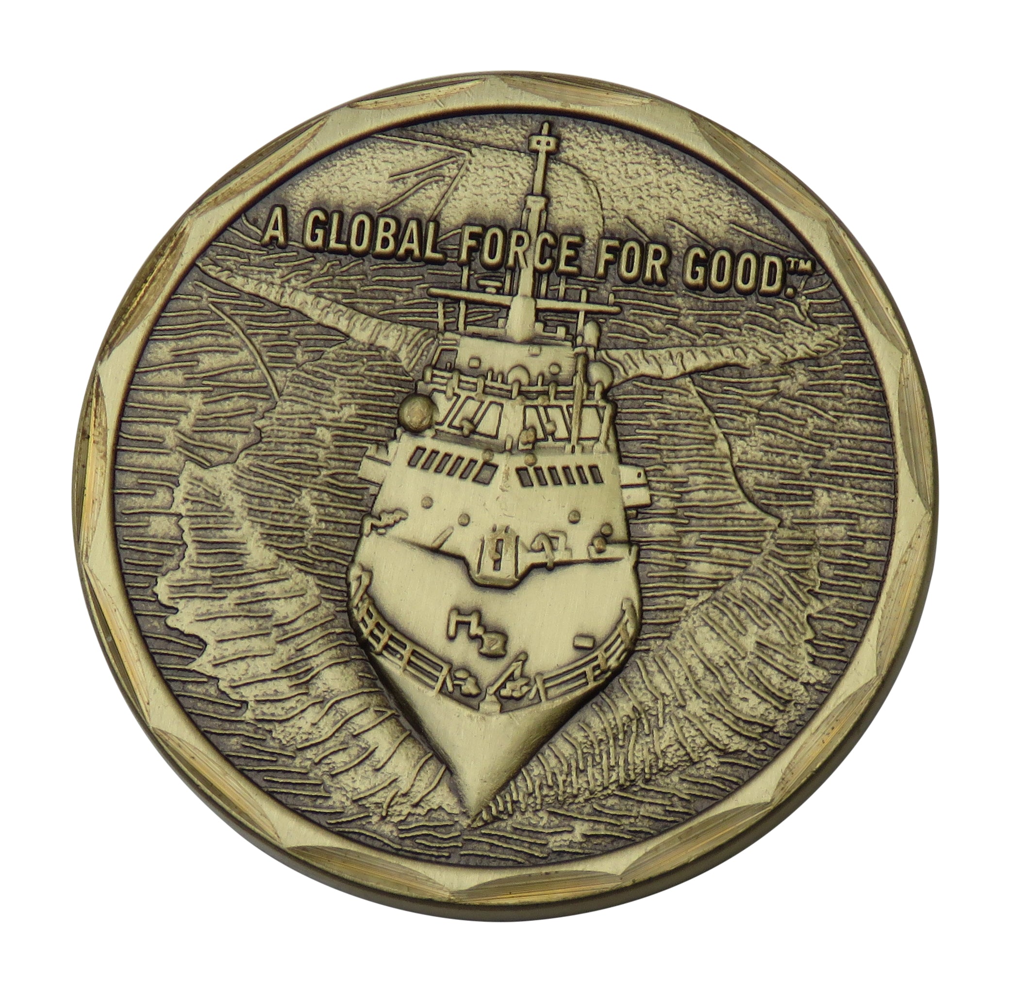 US Navy A Global Force for Good Challenge Coin