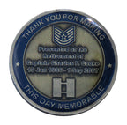 US Air Force Retirement of Captain Charles F. Cooke Challenge Coin