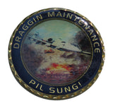US Air Force Draggin Maintenance Challenge Coin