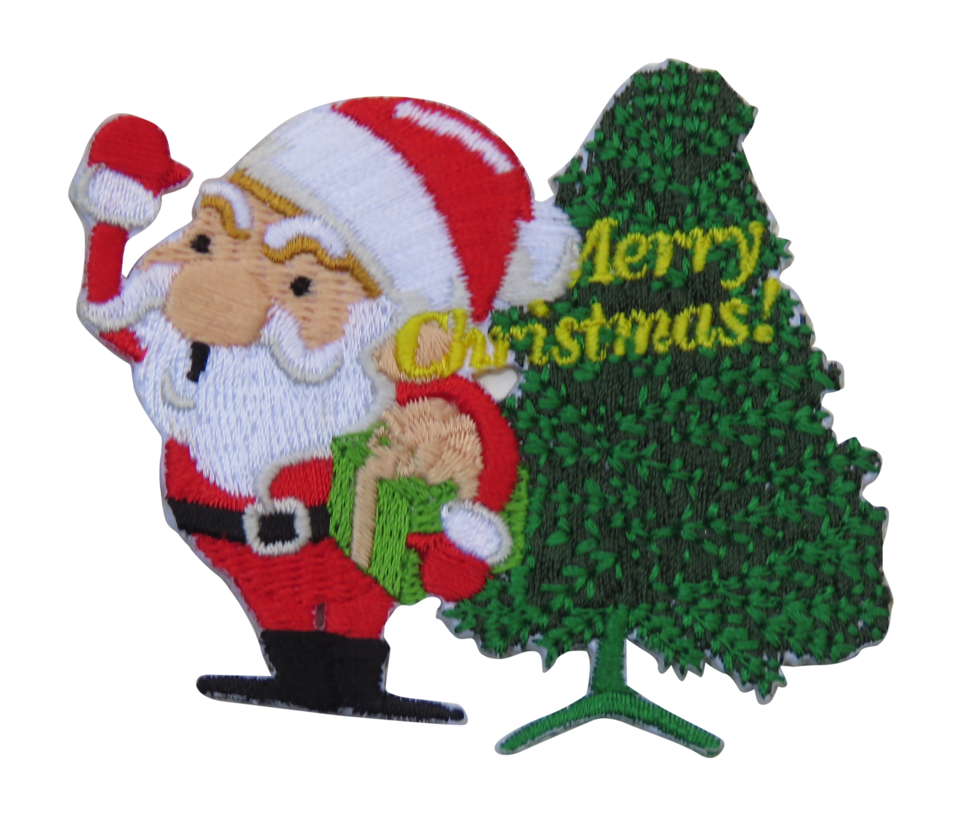 Santa Claus Merry Christmas Patch
