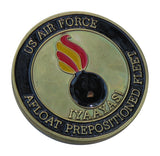 US Air Force Afloat Prepositioned Fleet Challenge Coin