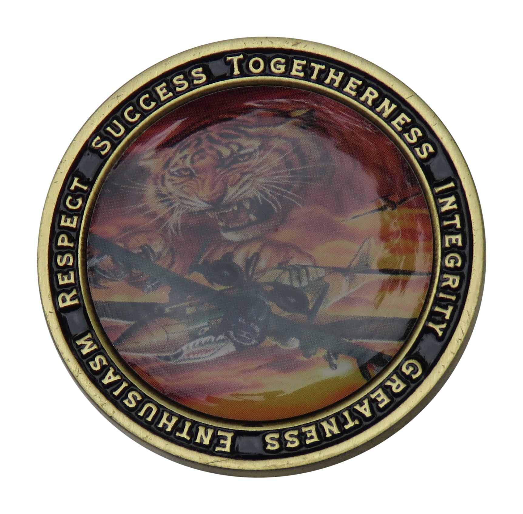 AFJROTC Andrew Jackson High Flying Tigers Challenge Coin