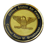 US Air Force Colonel Tonja M. Brickhouse Challenge Coin