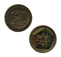 WE1-106-09 Spirit of Scouting Wood Badge Challenge Coin