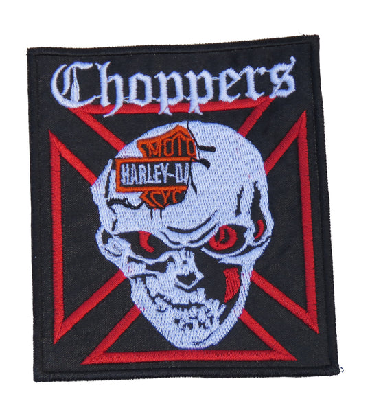 Harley Davidson Choppers Skull Patch