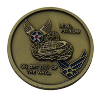 US Air Force CMSGT Wanda Newsome, Indian Challenge Coin